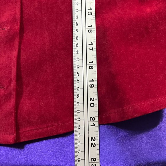 VTG๐ Karin Stevens Faux Suede Dress with Jacket backside it has a long Slit - Picture 13 of 16